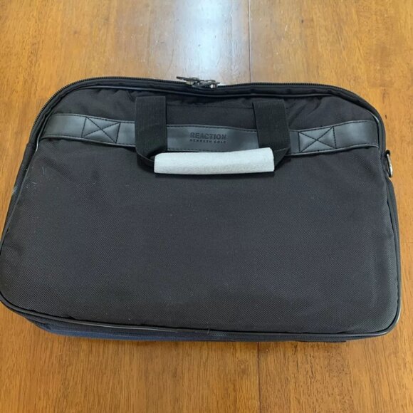 New Kenneth Cole Reaction  R-Tech Computer Case Black Laptop Bag - Picture 6 of 8